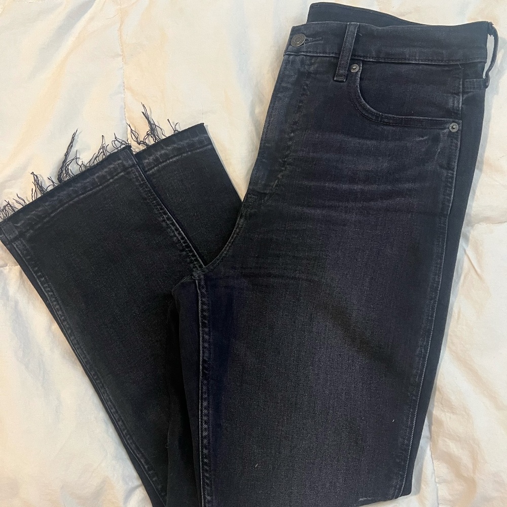 Size 10 Gap Cigarette High Rise Black Jeans